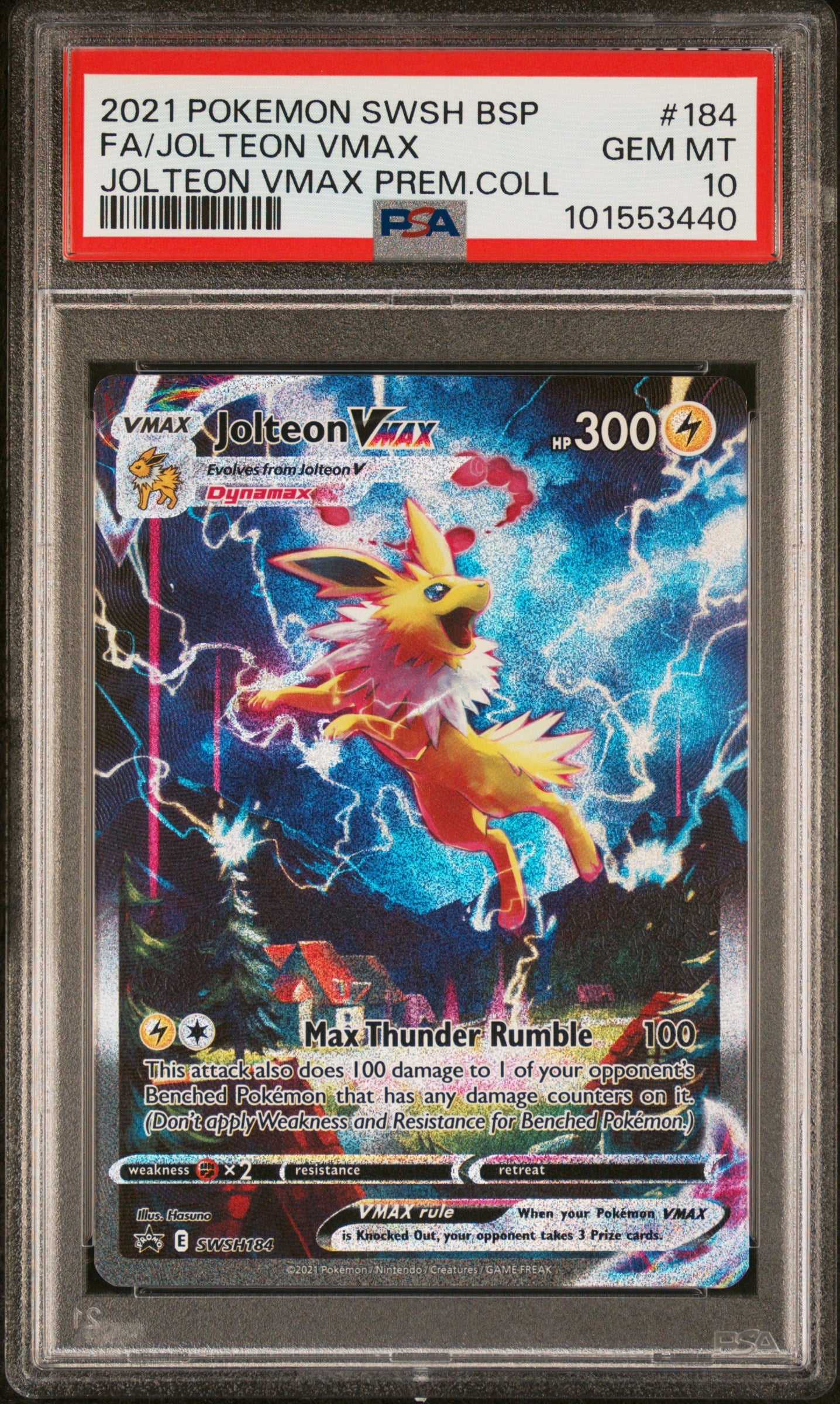 Jolteon #184 | PSA 10 | SWSH Promo