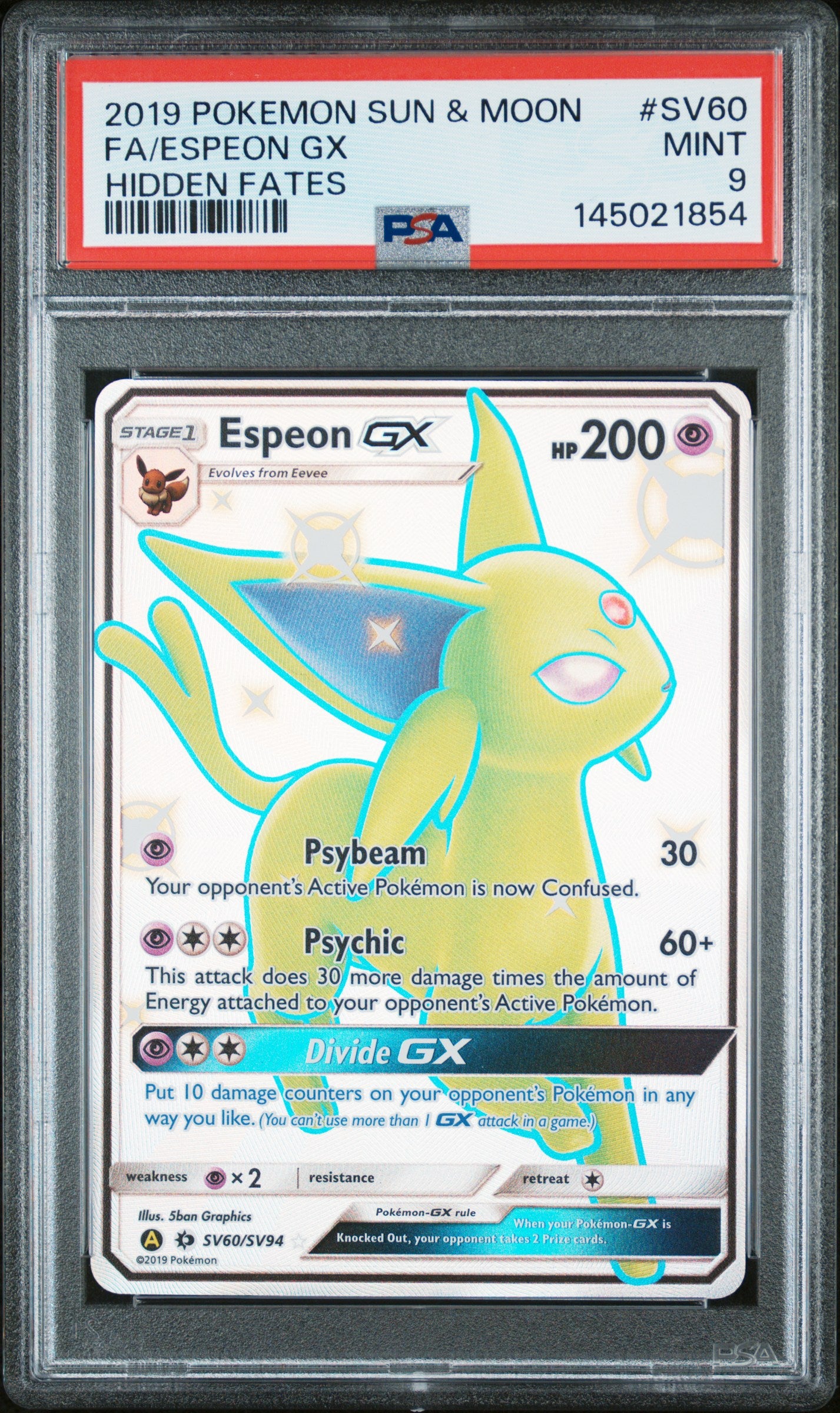 Espeon #SV60 PSA 9