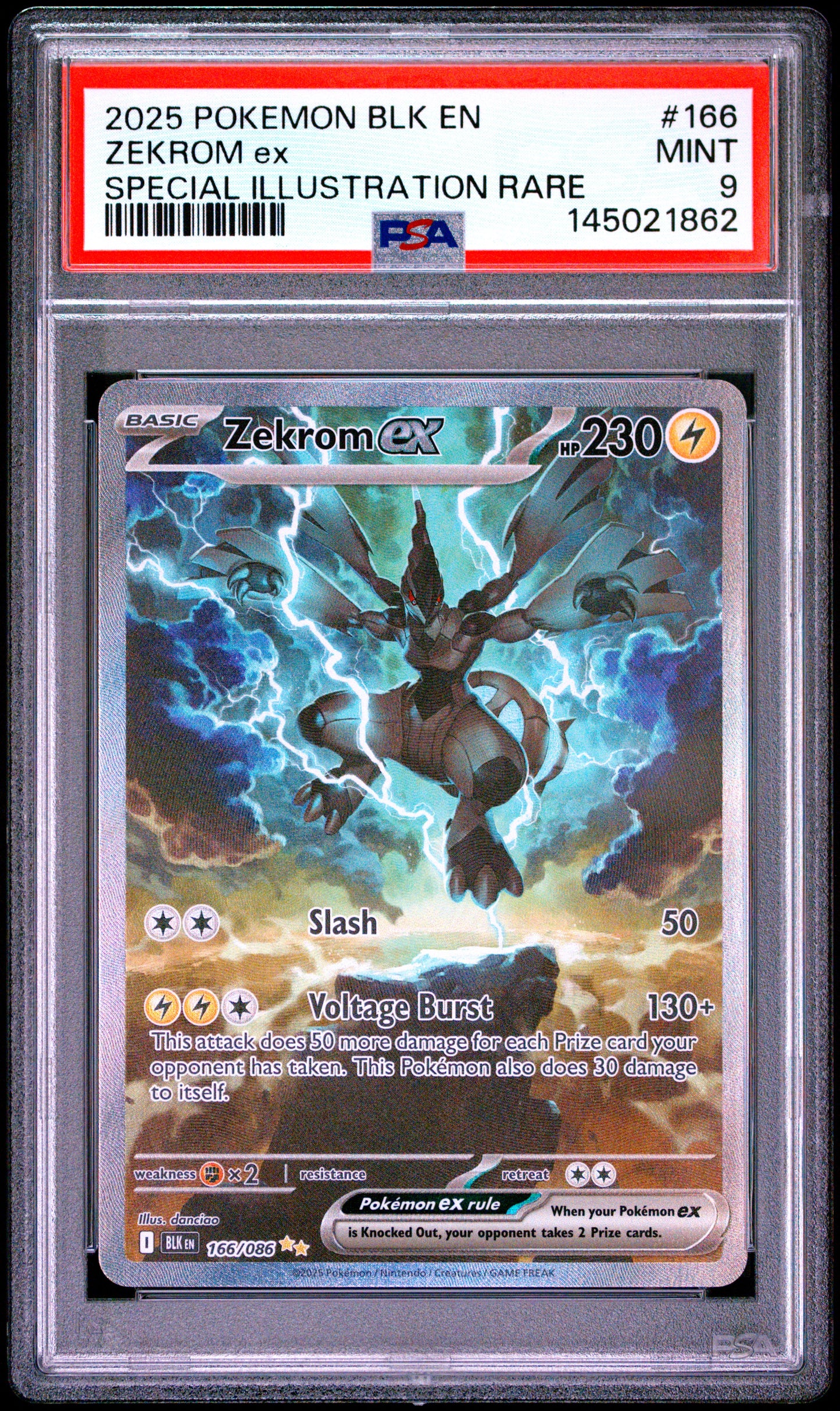 Zekrom #166 PSA 9