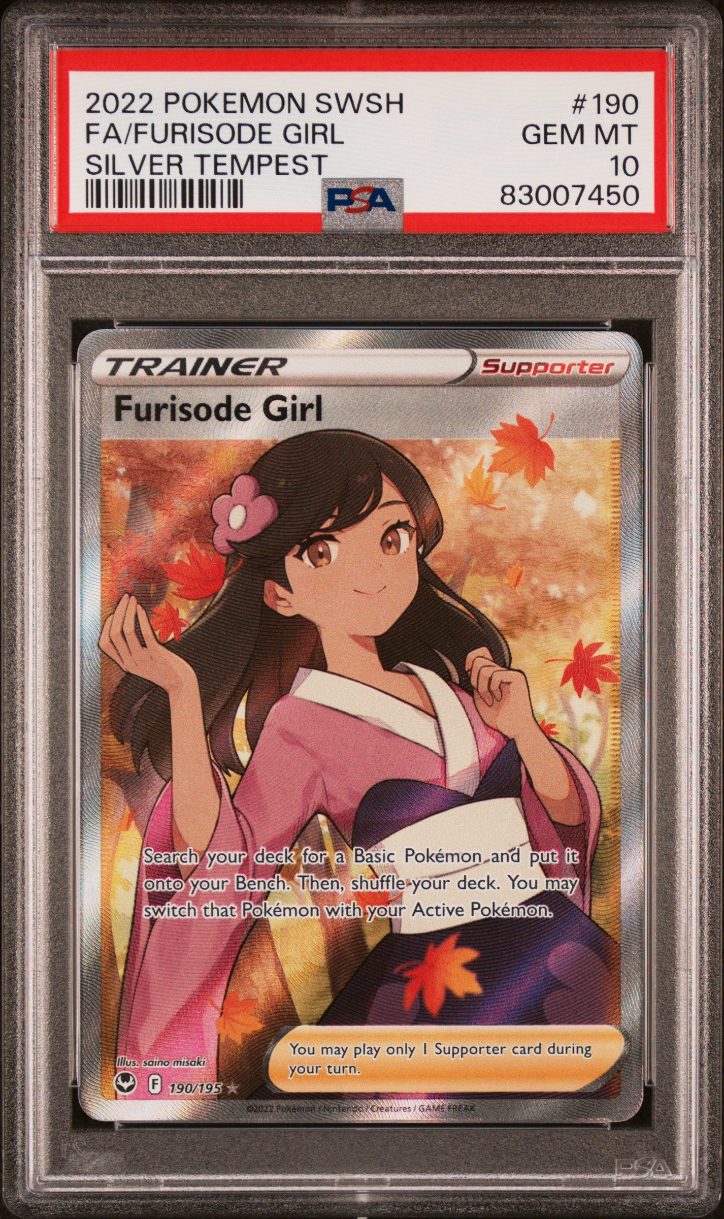 Furisode Girl #190 PSA 10