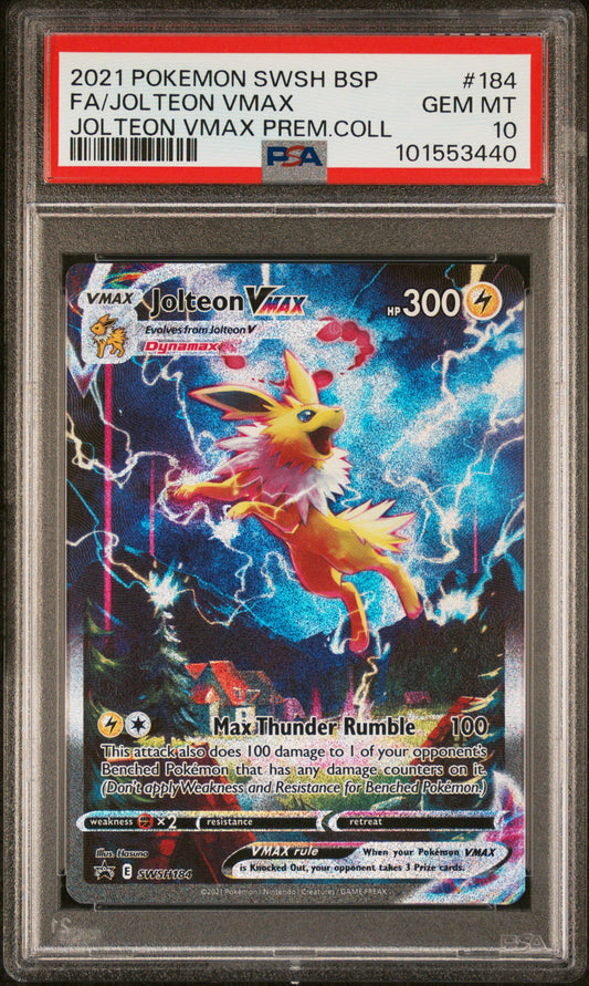 Jolteon #184 | PSA 10 | SWSH Promo