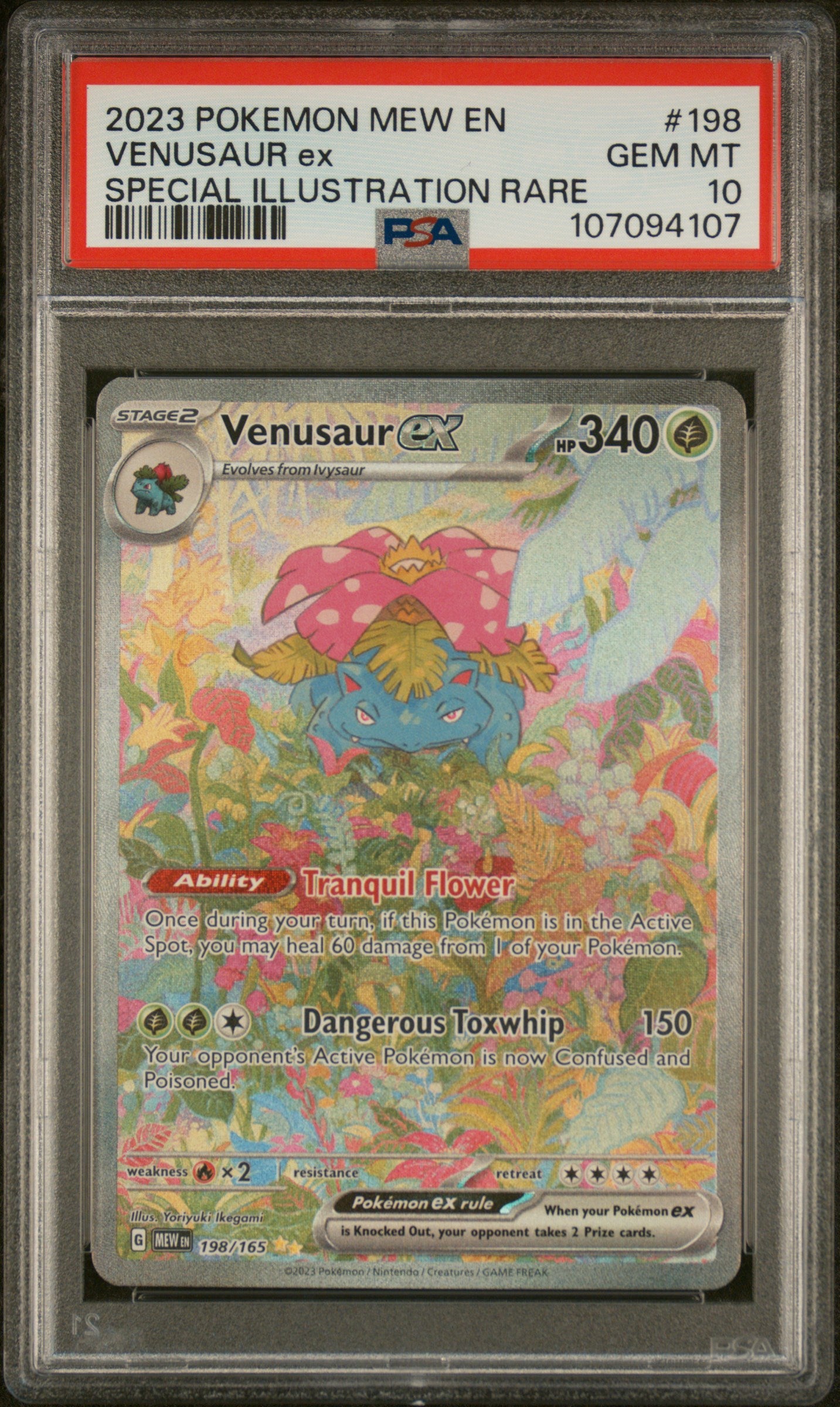 Venusaur #198 | PSA 10 | 151