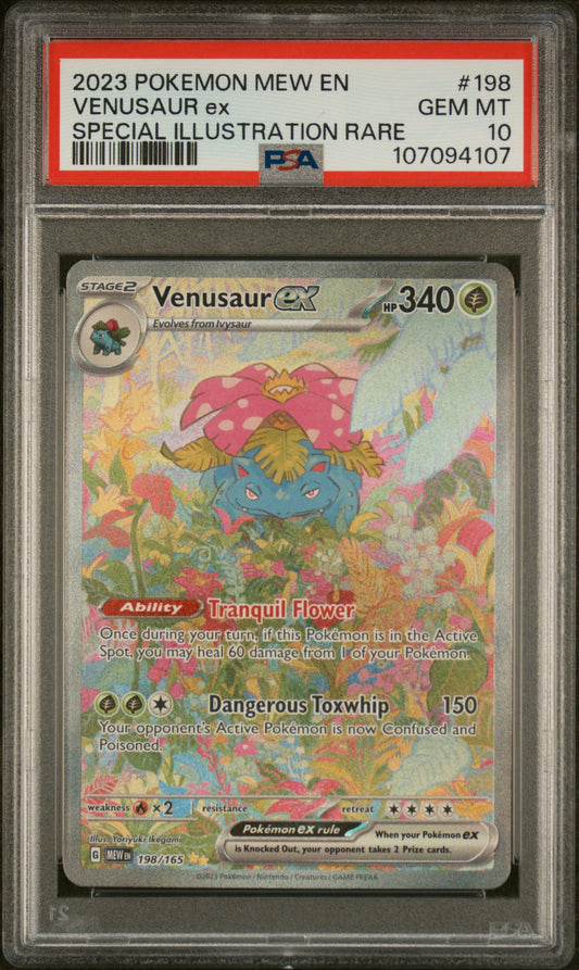 Venusaur #198 | PSA 10 | 151