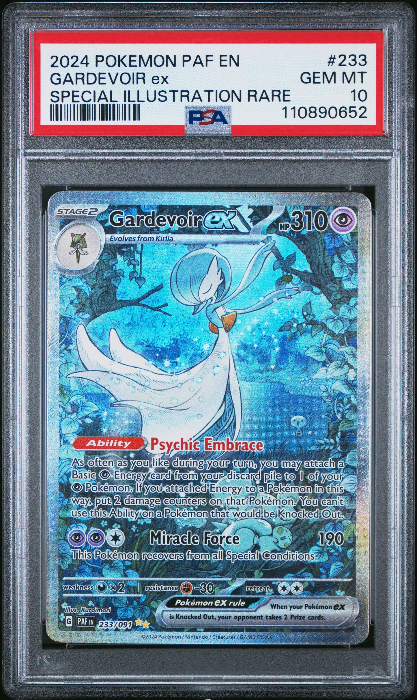 Gardevoir #233 | PSA 10 | Paldean Fates