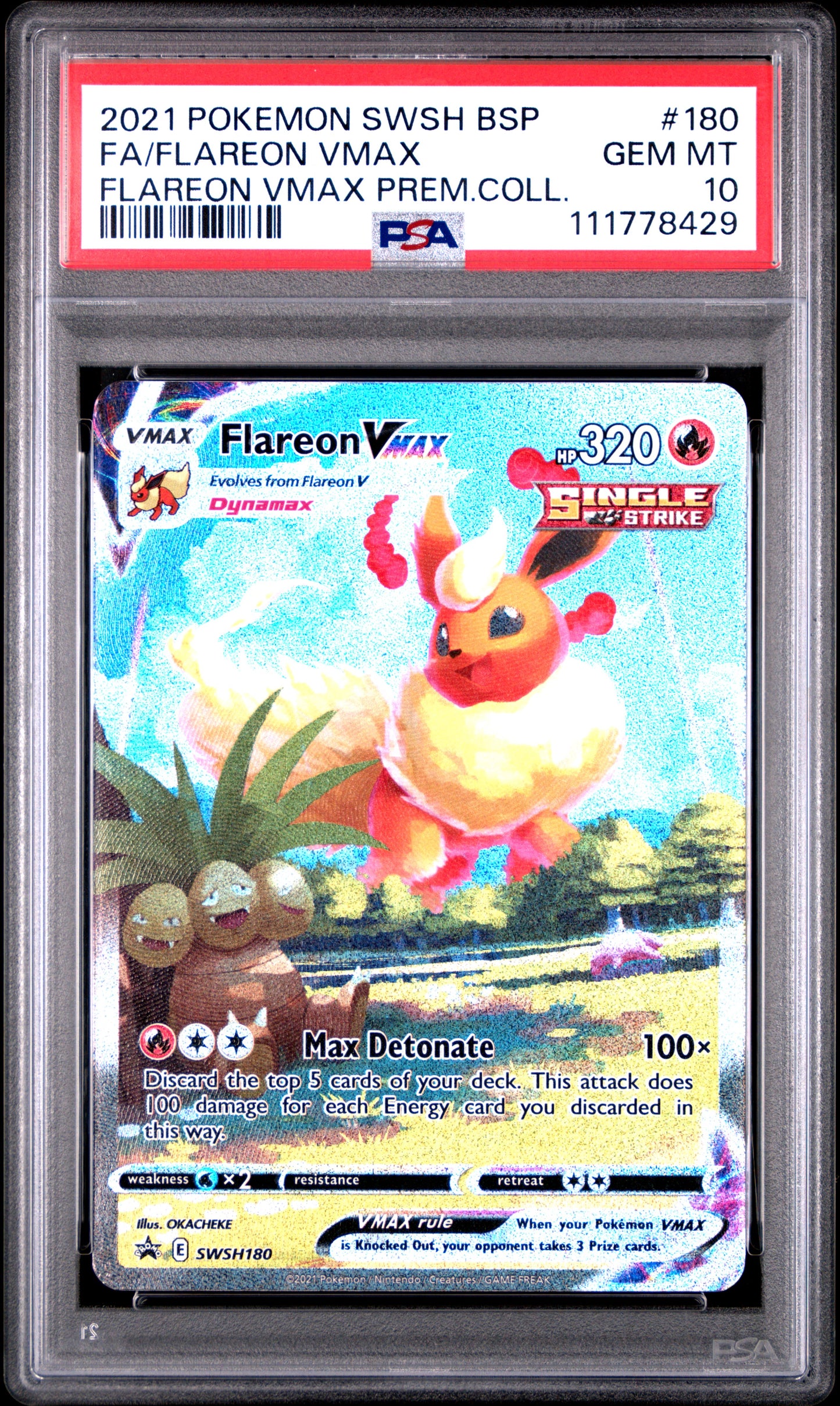 Flareon #180 | PSA 10 | SWSH Promo