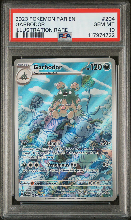 Garbodor #204 | PSA 10 | Paradox Rift
