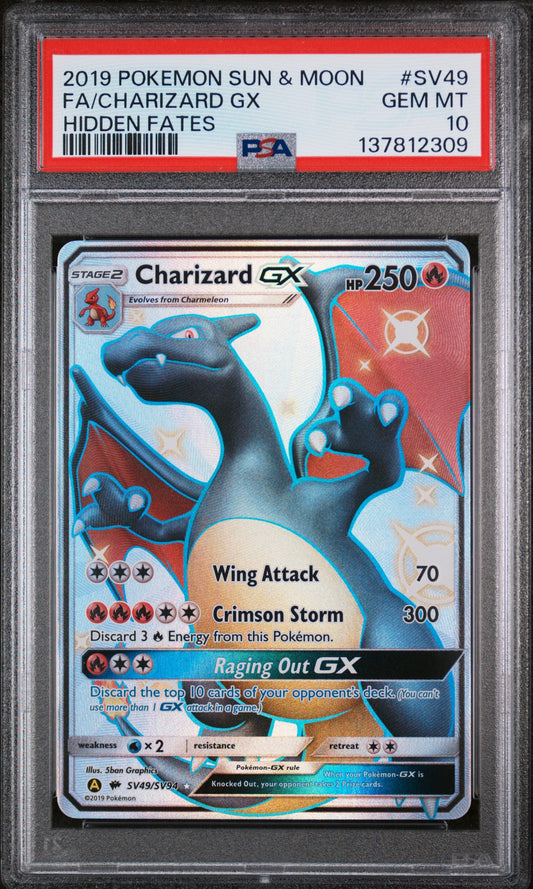 Charizard #SV49 | PSA 10 | Hidden Fates
