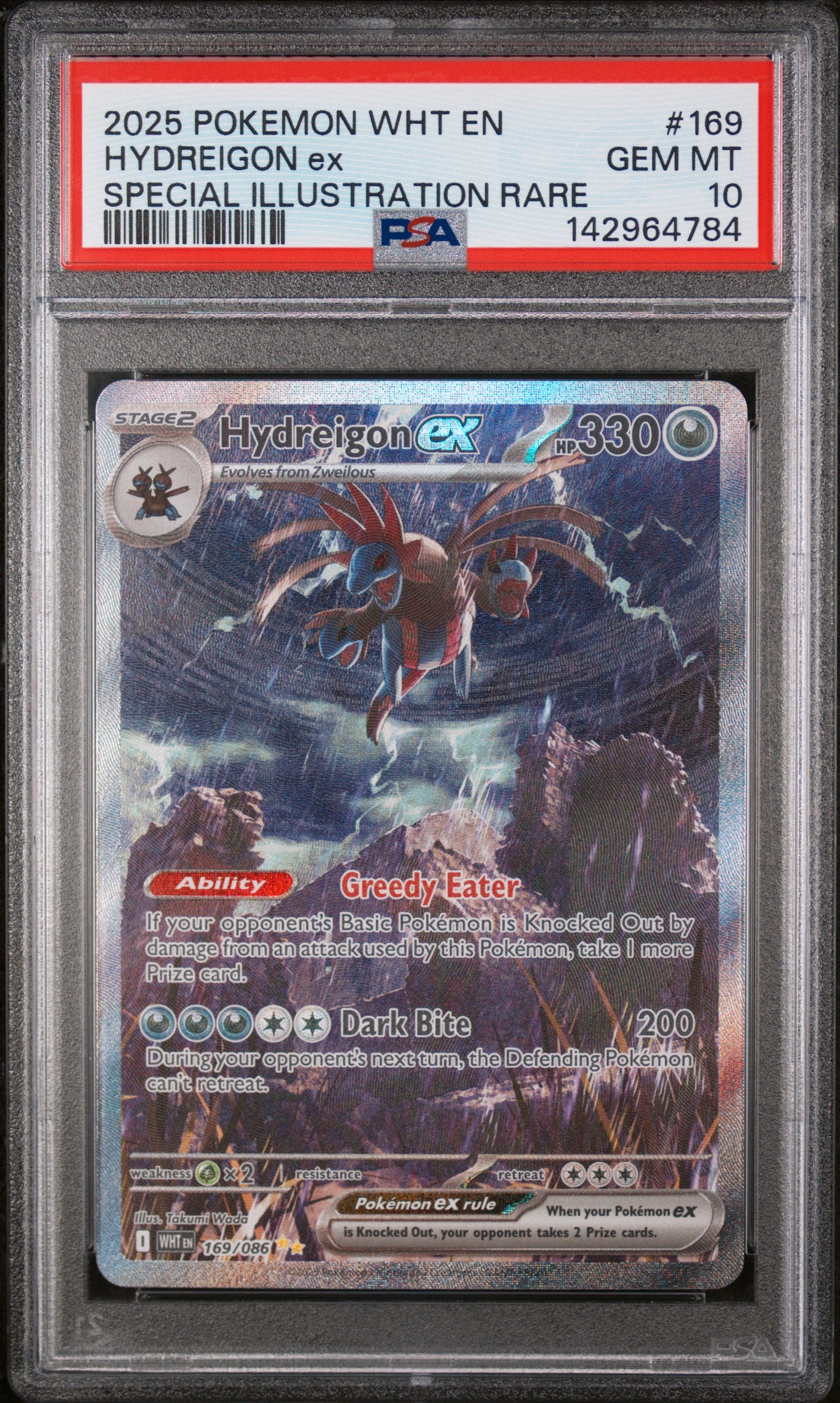 Hydreigon #169 | PSA 10 | White Flare