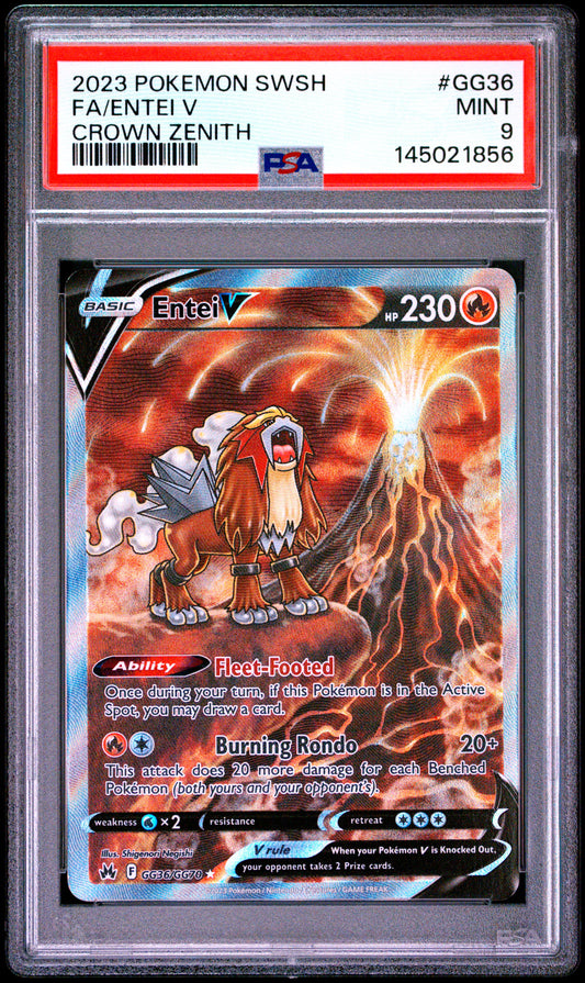 Entei #GG36 PSA 9
