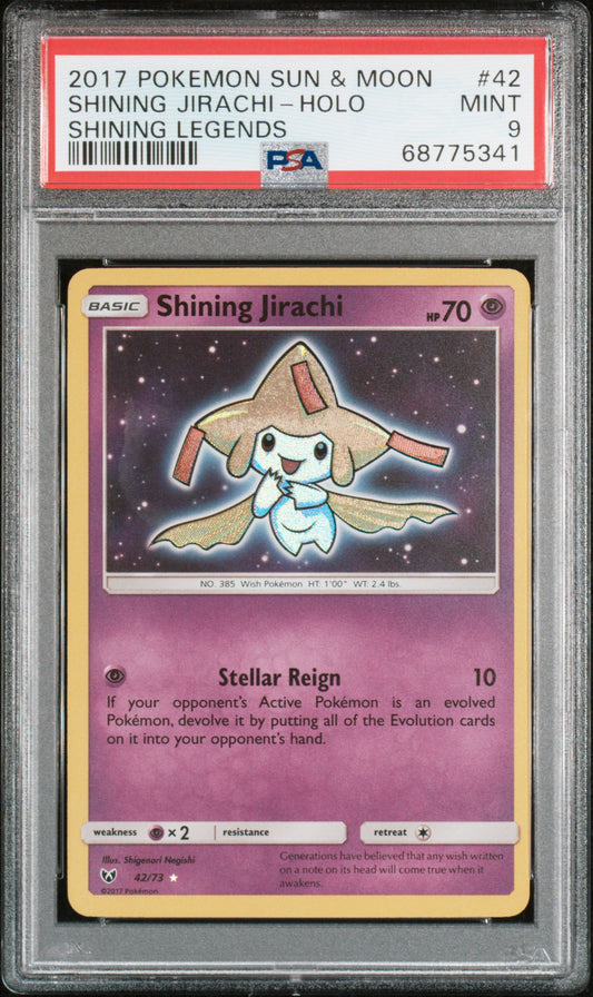 Jirachi #42 PSA 9