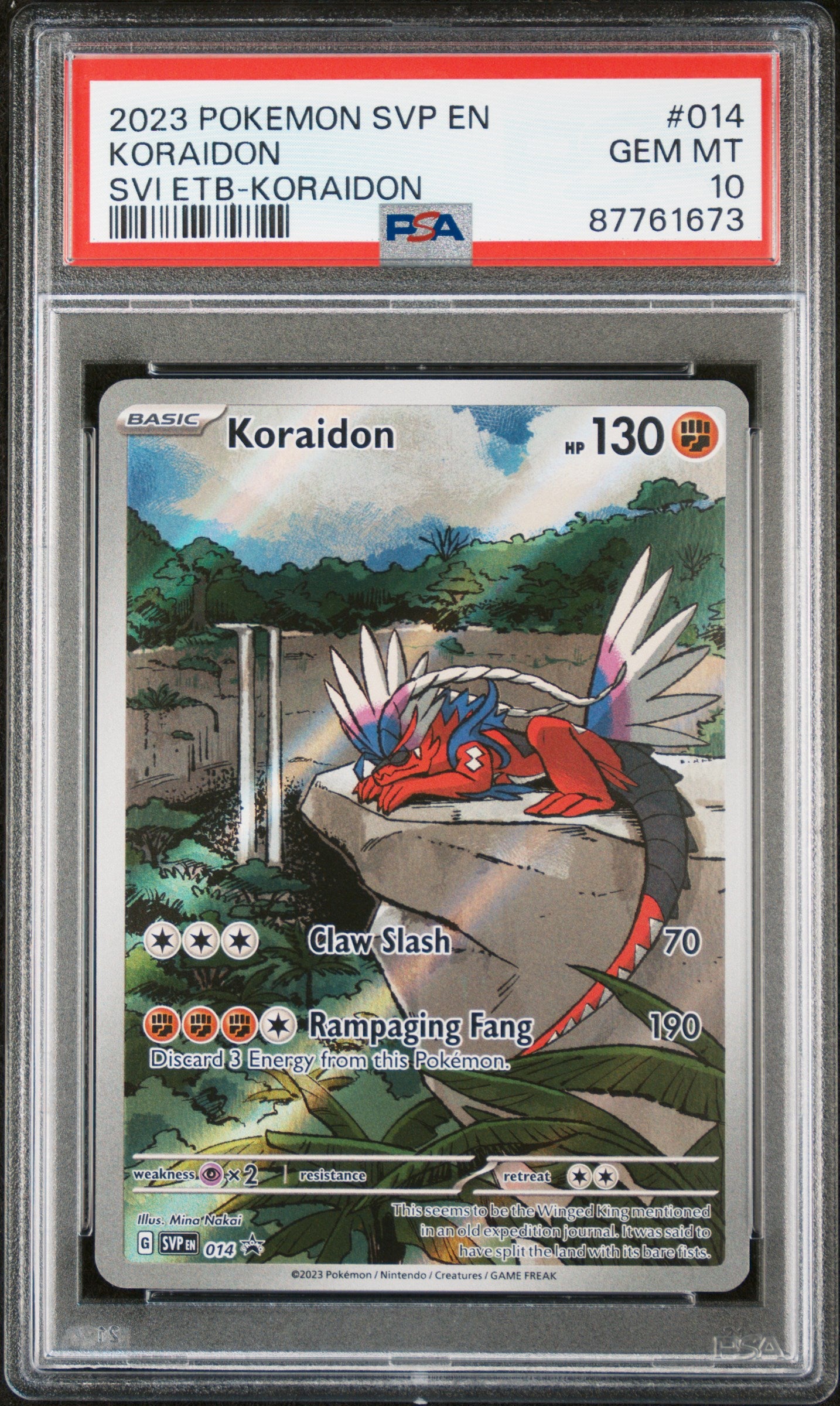 Koraidon #14 | PSA 10 | SV Promo