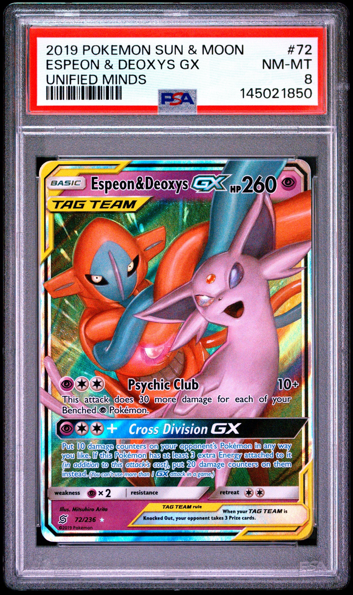 Espeon/Deoxys | PSA 8 | #72