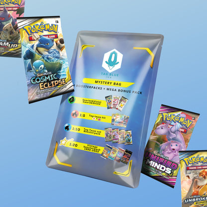 5x Tag Blue Mystery Bag