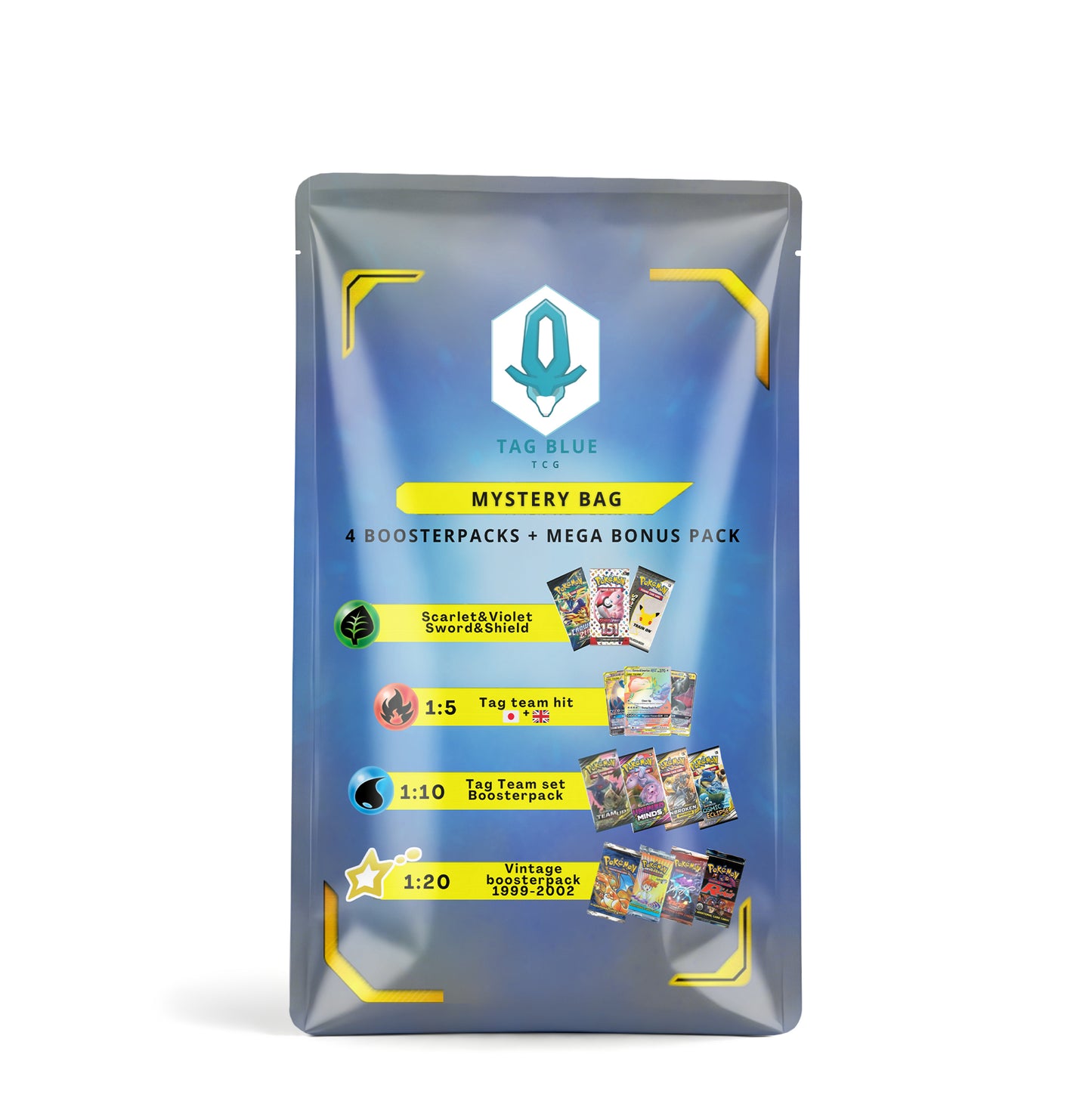 Tag Blue Mystery Bags