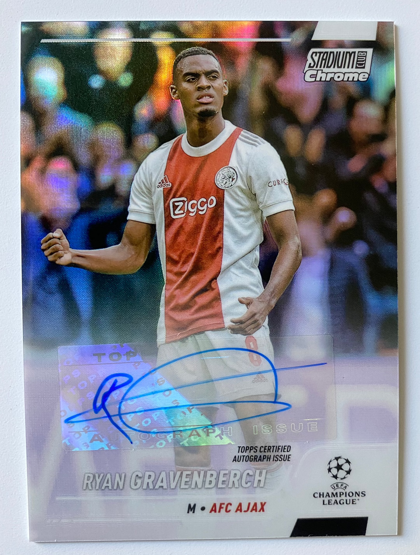 Ryan Gravenberch Auto (AFC Ajax) Topps Stadium Chrome