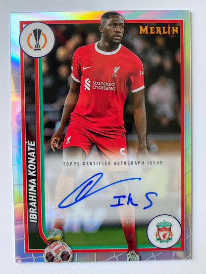 Ibrahim Konaté Auto (Liverpool) - Topps Merlin